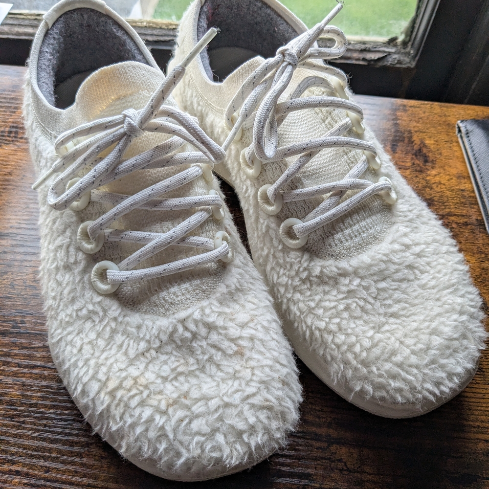 Allbirds Cream Textured Athletic Shoes